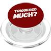 Funny Triggered Anti-Liberal Conservativ Divertente innescato anti-liberale fiocco di neve Pro conservatore PopSockets PopGrip per MagSafe
