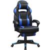 Bleker SEDIA DA GAMING BOC-730 PELLE SINTETICA, CON ROTELLE CUSCINO SUPPORTO E CON POGGIAPIEDI
