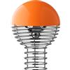 Verpan - Lampada senza fili ricaricabile Wire - Arancione - Acciaio cromato - Designer Verner Panton