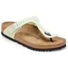 BIRKENSTOCK GIZEH NUBUCK LIME DONNA