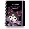 MR. WONDERFUL - Agenda Kuromi Settimanale 2027 - Wanna Hang Out Today? - Agenda Settimana Su Due Pagine In Collaborazione Con Hello Kitty & Friends, 160 Pagine FSC 100g E Adesivi