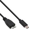 InLine Cavo InLine® USB 3.2 Gen.1x2, da spina USB-C a spina Micro-B, nero, 1,5 m