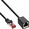 InLine® 76900X Prolunga cavo patch, S/FTP (PiMf), Cat.6, 250MHz, senza alogeni, rame, nero, 10m