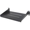 INTELLINET 10" Fachboden 150mm Frontmont. 1HE perforiert sw