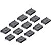 InLine® 55724N Blocco porta USB Type-C, confezione di ricarica da 12 per il blocco porta USB-C 55724