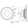 Visaton W 165A - Woofer da 2 Ohm