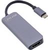 InLine® 33271H Hub multifunzionale InLine® USB 3.2 Gen.1, 2x USB-A 5Gb/s + HDMI 4K/30Hz + USB Type-C PD 87W, alluminio, grigio