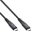 InLine Cavo InLine® USB4, USB-C ST/ST, PD 240W, 8K60Hz, TPE nero, 1m