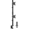 InLine Supporto da tavolo InLine®, per 2x display LCD/LED fino a 81cm (32"), max. 9kg