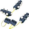 Evenoonest Controller di gioco per tablet e iPad, 15 x 10 x 5 cm, componente aggiuntivo per giochi a sei pulsanti per consentire un dito flessibile per bambini e adulti (nero) (nero) (1 nero!(1 nero