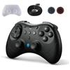 RunSnail GuliKit Elves 2 Pro Controller Wireless per Switch/Switch 2/PC/Android/IOS, Controller Bluetooth con Joystick Effetto Hall, Frequenza Polling 1000Hz, Vibratore Magnetico, Super Aptico, Nero