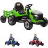 AIYAPLAY Auto Elettrica per Bambini 3-8 Anni con Rimorchio Staccabile