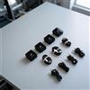 Wireless Earphone Auricolare wireless con ricevitore ricaricabile design portatile dimensioni comp