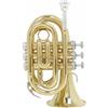 Tromba Pocket in Si Bemolle Design Compatto Tromba Tascabile Tasti Antiscivolo