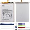 Duotipa Batteria sostitutiva EB-BM526ABS da 4860 mAh, compatibile con Samsung Galaxy A23 5G /M23/M33/M52 5G con kit di strumenti di riparazione