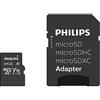 Philips Ultra Speed microSDXC Card 64 GB+adattatore SD UHS-I U1,velocità di lettura fino a 80 MB/s,A1 Fast App Perf,V10,scheda di memoria per smartphone,tablet,PC,lettore di schede,video Full HD