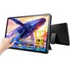 Missun Monitor Portatile 11 Pollici QHD 2,5K 2560×1600 IPS, 100% NTSC, Doppia USB-C + Mini HDMI, Supporto Integrato, Compatibile VESA, Schermo Esterno per PC e Notebook