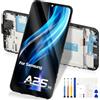 Reparo Display LCD per Samsung Galaxy A25 5G Schermo di Ricambio con Cornice | Schermo di Ricambio per Samsung A25 5G SM-A256E A256B A256U Touch Digitizer Full Assemblato con Riparazione Kit Nero
