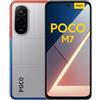 XIAOMI POCO M7, Smartphone 6+128GB, Display FHD+ 144Hz da 6,9, Snapdragon 685, doppia fotocamera AI da 50 MP, 7000 mAh, argento, caricabatterie non incluso