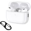 Lemxiee Custodia per Apple AirPods 4 Cover,Case in TPU flessibile per Apple AirPods 4 (2024)