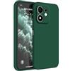 Topme Cover per Smartphone, Compatible with HONOR 600 Pro 5G / HONOR 600 Pro MOLLY Limited Edition (6.57 Inches) Custodia Case, Protezione Della Pelle Della Custodia in Silicone Tpu - Verde scuro