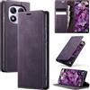 Azororo Cover per Xiaomi Redmi Note 14 Pro 4G, Premium PU Pelle Custodia, Magnetica Carta Fessura Portafoglio Case, Flip Cavalletto Custodia per Redmi Note 14 Pro 4G - Viola