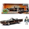 Jada Toys - Batman Batmobile Classic 1966 in scala 1:24, modellino in metallo Die-Cast con dettagli realistici, auto da collezione ufficiale DC Comics