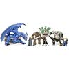 Jada Toys Dungeons and Dragons - Set di personaggi DND (set da 7 personaggi da collezione in 3 dimensioni), in metallo a partire dai 12 anni (Elfo, Barbarian, Nano, Golem, Oger, Beholder, Drago), 4-10