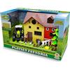 Teorema Giocattoli, Playset Fattoria Animali Bambini con Stalla, Trattore con Luci e Suoni, Mucca e Tanti Accessori, Giochi Educativi 3 Anni, Stalla Giocattolo