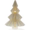 Evviva Decorazione in carta. Albero Natale 3D con LED Ø 21 x h 37 cm - Decor