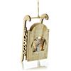 Evviva Decorazione in legno con incisione e LED 20 x 9 x h 7 cm - Decor
