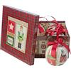 Evviva Set 4 decorazioni albero scatola regalo Ø 10 cm - Decor