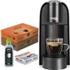 Caffitaly Volta Macchina da caffè con 96 capsule e kit pulizia - Nera