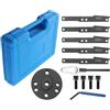 maXpeedingrods 3163021 Cam Timing Tool Kit & 3163530 Strumento di regolazione freno motore, per motori Cummins ISX QSX X15 2007-2017, cuneo 4/5/6/7 gradi con custodia per il trasporto, 3163069 163020
