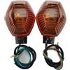 PSDKTMC Motociclo Indicatori Direzione Frecce Adatto per V-Strom DL1000 2006-2012/DL650 2004-2011 DL 1000/650 Per indicatore di direzione anteriore e posteriore per V-Strom