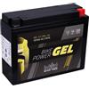 intAct - BATTERIA GEL PER MOTOCICLI Bike-Power GEL12-16AL-A2. Sostituisce YB16AL-A2. Batteria per moto 12V 16Ah 280A. Dimensioni: 205x71x164 mm. Con una potenza di avviamento superiore del 30%.