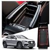 Ruiya Compatibile con Mercedes-Benz GLA | CLA | EQA 2020-2026 Braccioli Portaoggetti Organizer, Console Centrale Portaoggetti Consolle Braccioli Vano Contenitore Organizer GLA Accessori, Rosso