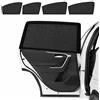 ARYIMYDP Set 4 parasole auto per bambini con zanzariera, copri finestrini universali anteriori 57x115 e posteriori 57x130 cm, protezione solare UV, oscurante, rete traspirante