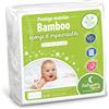 Babysom - Coprimaterasso per Bambino/Proteggi materasso Lettino - Bambù Naturale- 70x140 cm - Impermeabile - Traspirante in Fresco Cotone Bianco