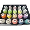 Gnoato Lino Set 20 coni 1000mt da Ricamo Cambio Colore Effetto Luminosi Glow in the Dark (model2)