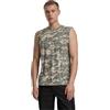 Brandit T-Shirt Sleeveless Uomo Top Nero 100% Cotone Regular