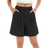 Enjyam Pantaloncini Classici Donna Pantaloncini Eleganti da Abito Estate