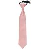 DQT - Cravatta da bambino in raso lucido, tinta unita, per comunione, scuola, matrimonio, pre-legato, per bambini (2-7 anni) in vari colori Rosa polvere. Taglia unica