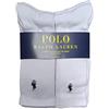 Polo Ralph Lauren - Calze da uomo classiche a coste, confezione da 6 - Bianco -