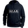 Grobe Jungs ACAB - Felpa con cappuccio Stencil