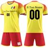 OPUTWDF Maglietta Calcio Personalizzata e Divise Calcio Bambino Personalizzate con Nome Numero Logo della Squadra Kit da Maglia Calcio Personalizzabile per Bambini e Adulti