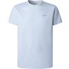 Pepe Jeans Original Basic 3n T-Shirt, Blu (Bleach Blue), L Uomo
