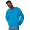 TICTEX Felpa Girocollo per Uomo in Cotone - Felpa Basic Senza Cappuccio per Uso Quotidiano e Abbigliamento da Lavoro - Sapphire, S
