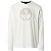NORTH SAILS T-Shirt Uomo ML in Jersey di Cotone Bio con Maxi Stampa