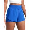 CRZ YOGA Ragazza Pantaloncini Delfino Due in Uno Blu Scintillante XL
